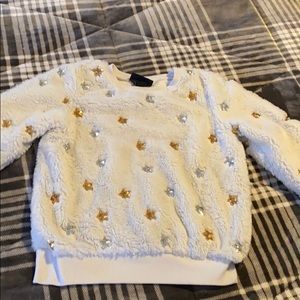 Girls faux fur sweater